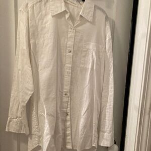 Om & Ah White Shirt, L